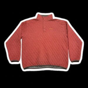 Orvis Trout Bum Quilted 1/4 snap pullover sweatshirt